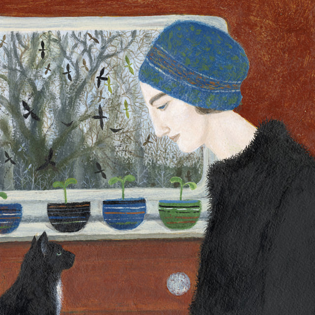 Dee Nickerson, Yes I Hear You, Fine Art Greeting Card
