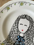 Illustrated Vintage Plate - Matilda