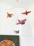 Black and White Colour Belly Paper Birds - Mobile