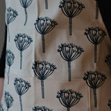 Cow Parsley Blue - Organic Cotton Apron