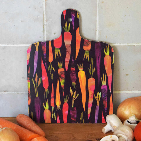 Purple Carrots - Mini Chopping Board