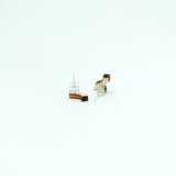 Giraffe Earrings Sterling Silver Backs