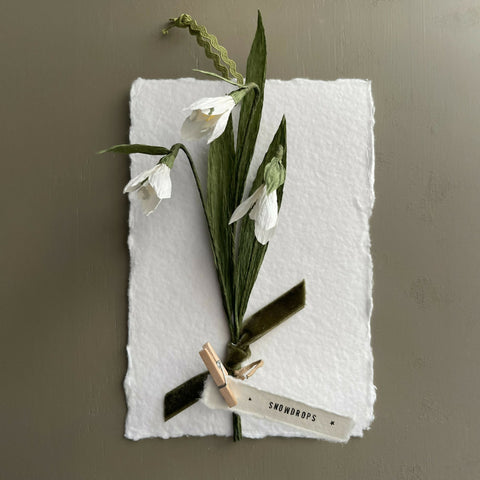 Snowdrops - Paper Sculpture