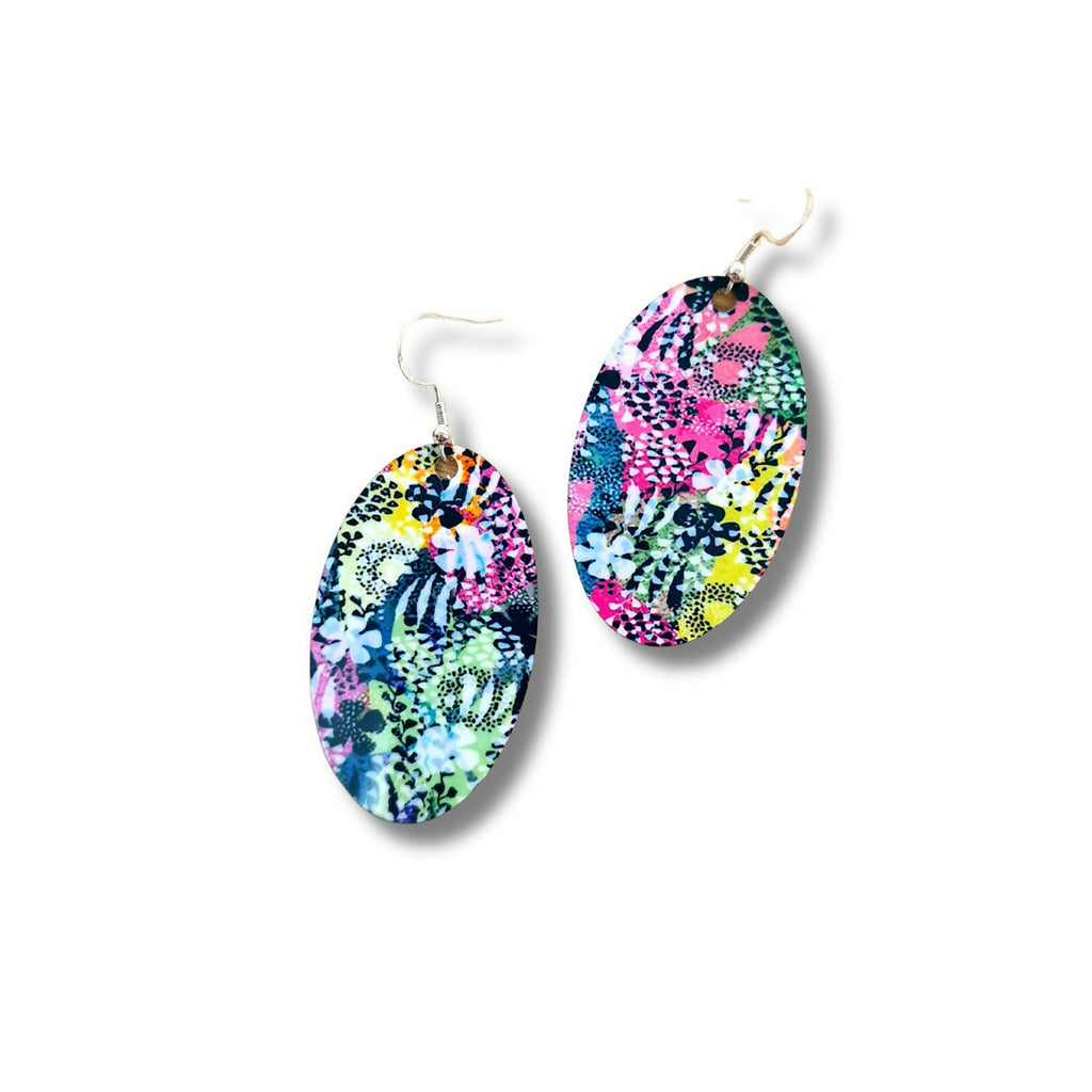 Forest Fruits - Oval Drop Earring