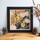 Blue Tits - Framed Giclee Print