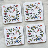Hedgerow Coasters - Set of 4