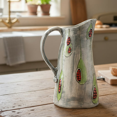 Seeds of Hope Jug - Handmade Ceramic