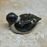 Little Stoneware Duck - Handmade Ceramic Sculpture