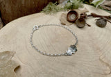Silver Oak Leaf Bracelet by Curious Magpie Jewellery (1)