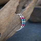 Metalic Seed Bead Threader Earrings