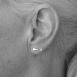 Forged Silver - Small Studs