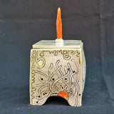 New Beginnings Lidded Jar - handmade ceramic