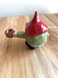 Hand Sculpted Drinking Gnome