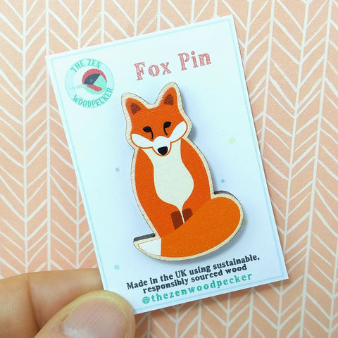 Fox Pin Badge