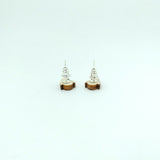 Penguin Earrings Silver Plated Backs