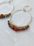 Daybreak Gemstone Earrings - Russet