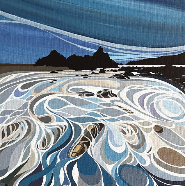 Faye Baines, Ebb and Flow. Blank |Art Card