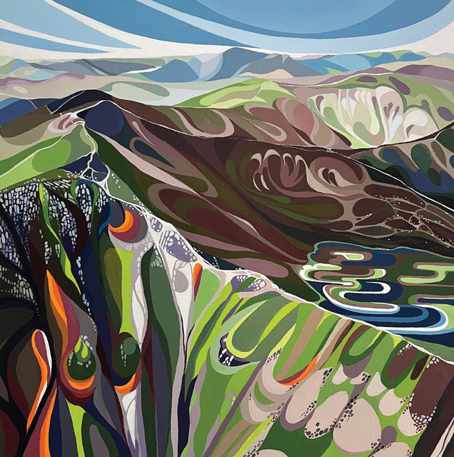 A Fine art greeting card by painter Faye Baines
