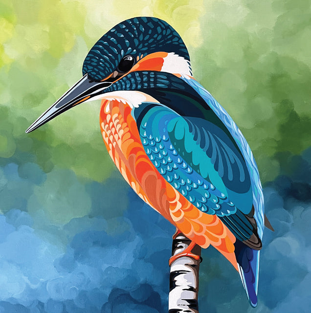 A fine art greeting card by painter Faye Baines