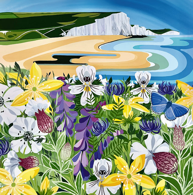 A fine art greeting card by painter Faye Baines