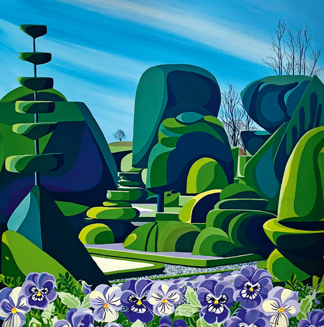 A fine art greeting card by painter Faye Baines