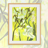 White Blossom Print