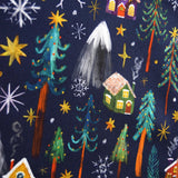 Christmas Cabins Tea Towel 2 - Freya Snow