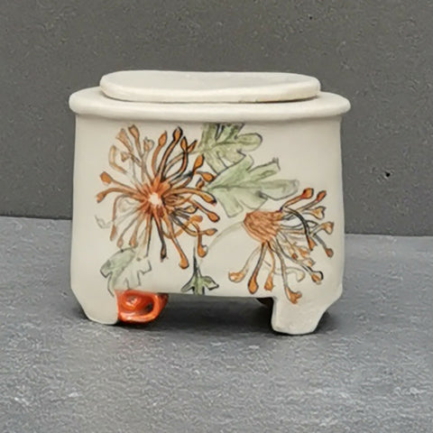 Wildwood keepsake pot - handmade ceramic