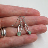 Green Aventurine Dangle Earrings