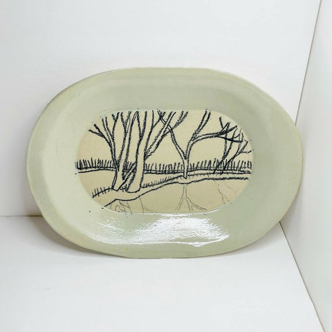 Waveney Valley Willow Ceramic Plate