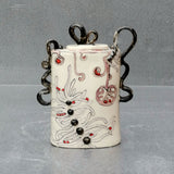 Summer of Love Keepsake Pot - handmade ceramic