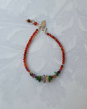 Carnelian Gemstone Fragment Bracelet