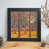 Snowdrop Forest - Framed Giclee Print