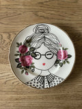 Illustrated Vintage Plate - WINNIE