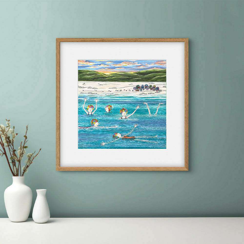 Early Morning Dip - Giclée Print