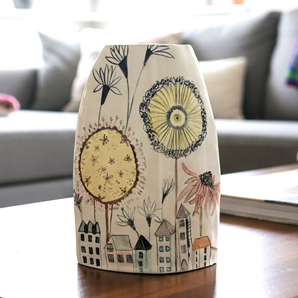 Flowertown Vase - handmade ceramic
