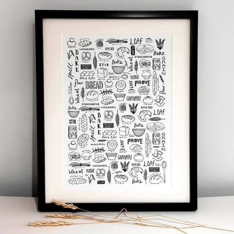 Baking - A3 Giclée Print