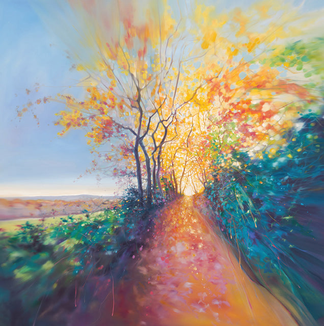 A fine art greeting card by painter Gill Bustamante, blank inside for your own message.