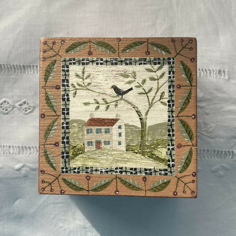 Folk Box With House