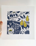 Abundance - Original Lino Print