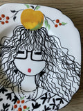 Illustrated Vintage Plate - CONNIE