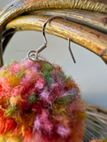 Autumn @ Cotehele Confetti Pom Pom Earrings 3