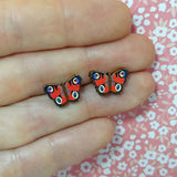 Peacock Butterfly Earrings