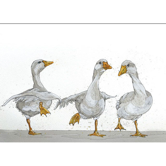 Bev Davies, Dance Like No One Is Watching, Blank Art Card