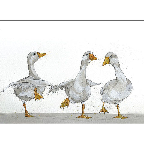 Bev Davies, Dance Like No One Is Watching, Blank Art Card