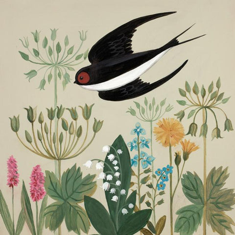 Catriona Hall, Grannie's Garden, Blank Art Card