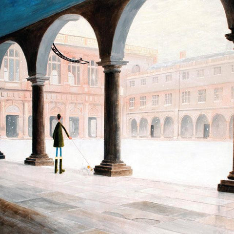 Chris Williamson, The Cloisters (Cambridge), Blank Art Greeting Card
