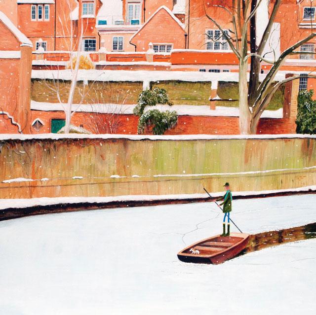 Chris Williamson, The Icebreaker (Cambridge), Blank Art Greeting Card