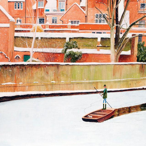 Chris Williamson, The Icebreaker (Cambridge), Blank Art Greeting Card