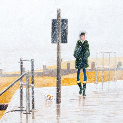 Chris Williamson, The Drizzle, Blank Art Greeting Card